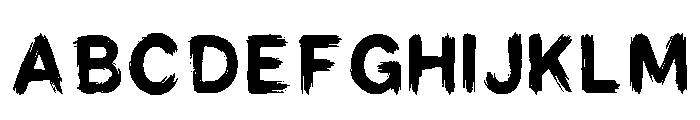 Zirel Regular Font UPPERCASE