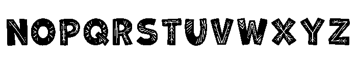Zivah Regular Font UPPERCASE