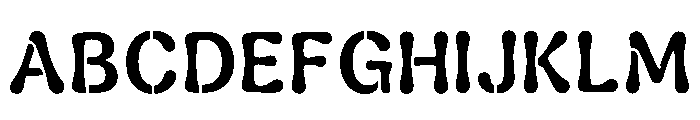 Ziyana Regular Font UPPERCASE