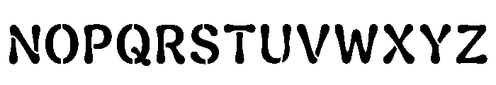 Ziyana Regular Font UPPERCASE
