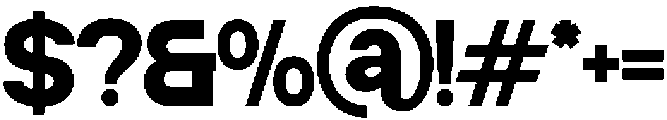ZIFTONE-Bold otf (700) Font OTHER CHARS