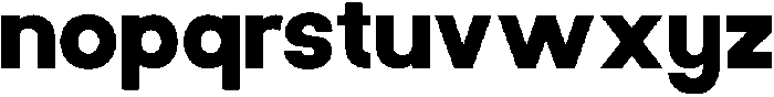 ZIFTONE-Bold otf (700) Font LOWERCASE