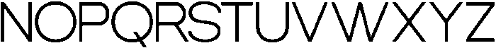 ZIFTONE Extra Light otf (200) Font UPPERCASE