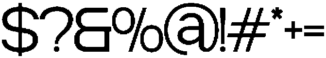 ZIFTONE Light otf (300) Font OTHER CHARS