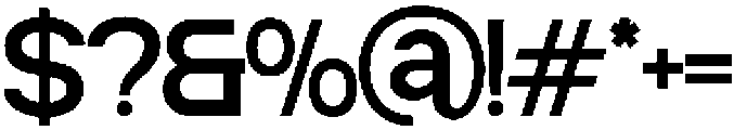 ZIFTONE Medium otf (500) Font OTHER CHARS