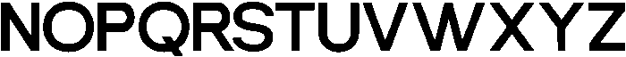 ZIFTONE Medium otf (500) Font UPPERCASE