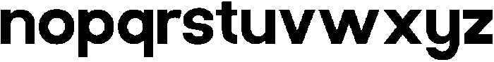 ZIFTONE Semi Bold otf (600) Font LOWERCASE