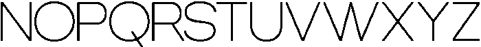 ZIFTONE Thin otf (100) Font UPPERCASE