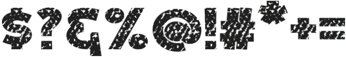 ZiLovers Grunge otf (400) Font OTHER CHARS