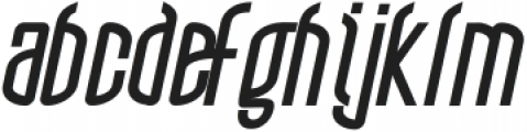 Zibryain Bold Italic ttf (700) Font LOWERCASE