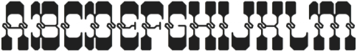 Ziga-Regular otf (400) Font UPPERCASE