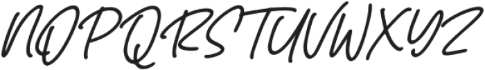 Zigas Signature Italic otf (400) Font UPPERCASE