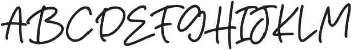 Zigas Signature otf (400) Font UPPERCASE
