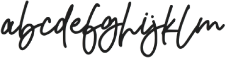 Zigas Signature otf (400) Font LOWERCASE
