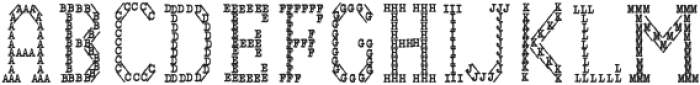 Zine TM Regular otf (400) Font UPPERCASE