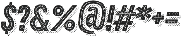 Zing Rust Halftone A1 Base2 Line Shadow4 otf (400) Font OTHER CHARS