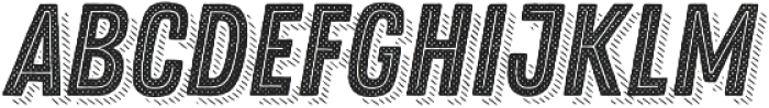 Zing Rust Halftone A1 Base2 Line Shadow4 otf (400) Font UPPERCASE