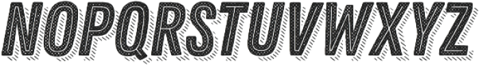 Zing Rust Halftone A1 Base2 Line Shadow4 otf (400) Font LOWERCASE