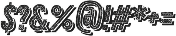 Zing Rust Halftone B2 Base2 Line Shadow2 otf (400) Font OTHER CHARS