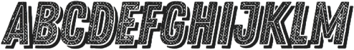 Zing Rust Halftone B2 Base2 Line Shadow2 otf (400) Font UPPERCASE