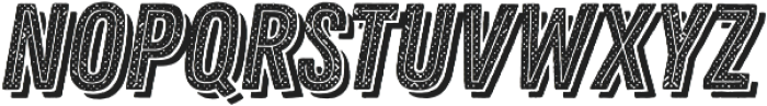 Zing Rust Halftone B2 Base2 Line Shadow2 otf (400) Font LOWERCASE