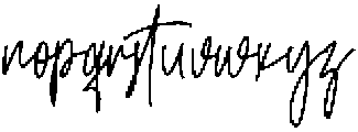 Zinnia otf (400) Font LOWERCASE