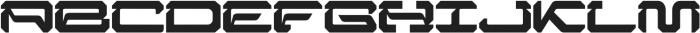 Zirox Cyberpunk Regular otf (400) Font UPPERCASE