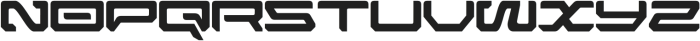 Zirox Cyberpunk Regular otf (400) Font LOWERCASE