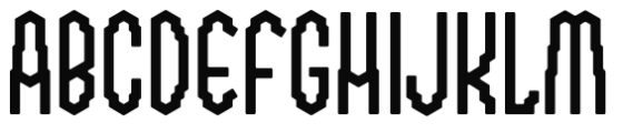 Ziggity Regular Font UPPERCASE