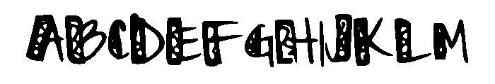 ZigZaggedZig Font UPPERCASE
