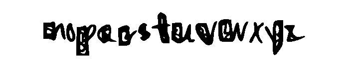 ZigZaggedZig Font LOWERCASE