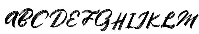 Zigas FREE Font UPPERCASE