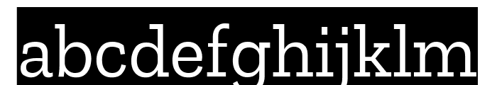 Zilla Slab Highlight Font LOWERCASE