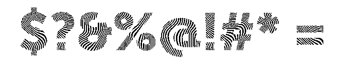 Zimbra Bold Font OTHER CHARS