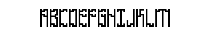 Zirconia Cubic BRK Font UPPERCASE