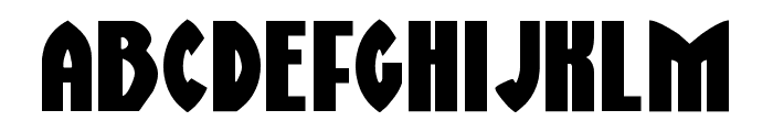 Zirconian Expanded Font LOWERCASE