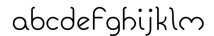 ZirkleOne Regular Font LOWERCASE