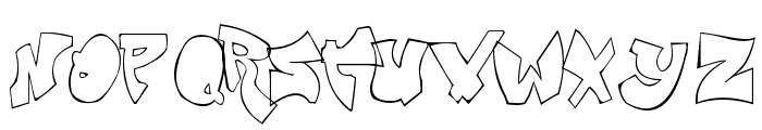 Zit Graffiti Font UPPERCASE