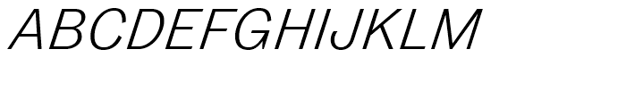 Zierde Grotesk Light Italic Font UPPERCASE