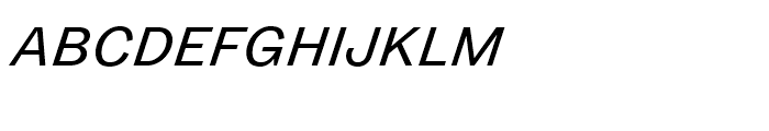 Zierde Grotesk Regular Italic Font LOWERCASE