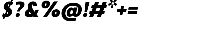 Zigfrid Black Italic Font OTHER CHARS