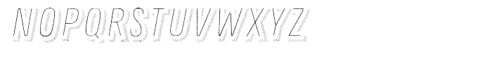 Zing Rust Line Shadow5 Font LOWERCASE