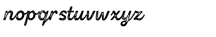 Zing Script Rust Bold Base Grunge Font LOWERCASE