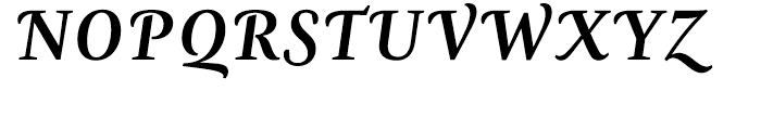 Zingha Medium Italic Swash Font UPPERCASE