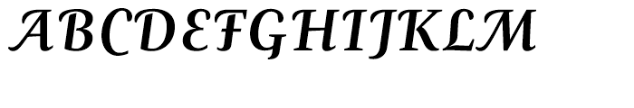 Zingha Medium Italic Swashes Font UPPERCASE