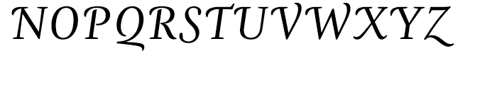 Zingha Regular Italic Swash Font UPPERCASE