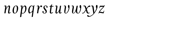 Zingha Regular Italic Swash Font LOWERCASE