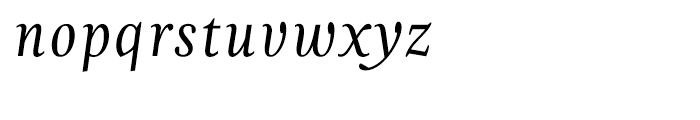 Zingha Regular Italic Swashes Font LOWERCASE