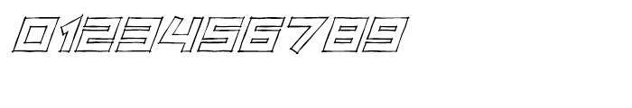 Zip Sonik Sketch Italic Font OTHER CHARS