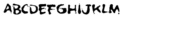 Zitkid Regular Font LOWERCASE